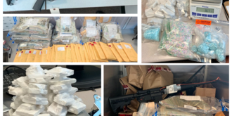 Confiscated money and drugs - WIN