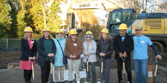 Just Compassion groundbreaking group photo