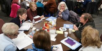 Family caregivers at conference