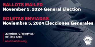 Ballots mailed for November 5, 2024 General Election