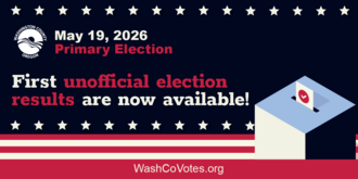 May 19, 2026, Primary Election. First unofficial election results are now available!