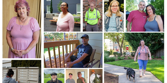 Supportive Housing Services participants collage