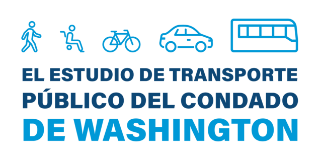 El logo del estudio de transporte publico de condado de washington