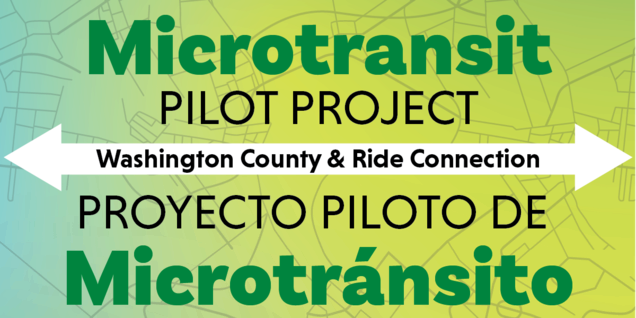 A logo for the microtransit project.