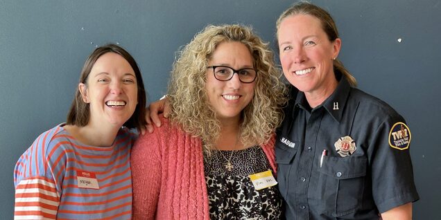 A picture of Kim Haughn with partners