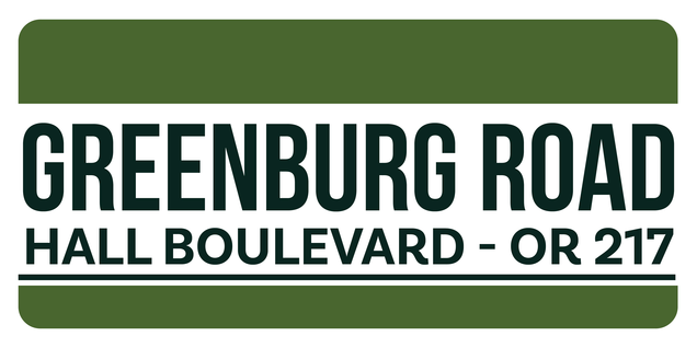 Greenburg Road (Hall Boulevard-OR 217) logo