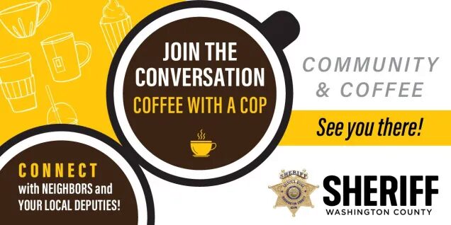 Coffee with a Cop graphic - Imbrie location