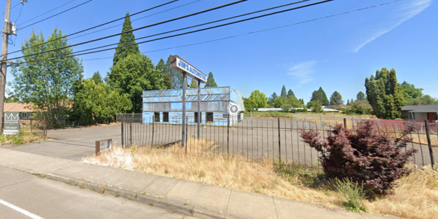 Street view of the land parcel in which Forest Grove PSH will be built