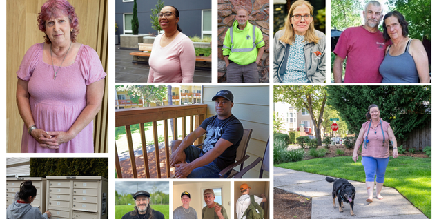 Supportive Housing Services participants collage