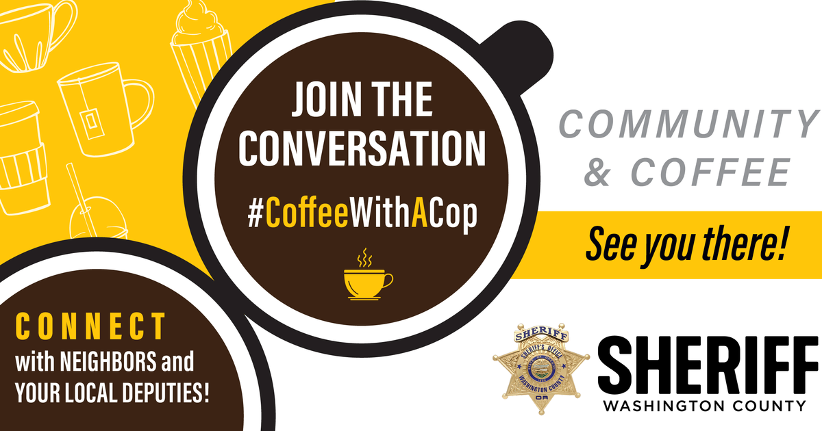 Coffee With A Cop | Washington County, OR