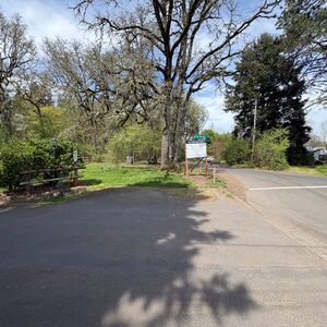Century Boulevard and Borwick Street intersection with construction project at the location of the future street extension