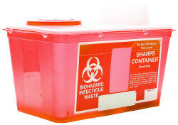 sharps container