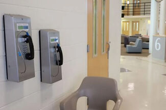 Phones for visiting with an adult in custody.