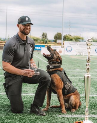 Deputy Nealeigh and K9 Blitz at K9 Trials