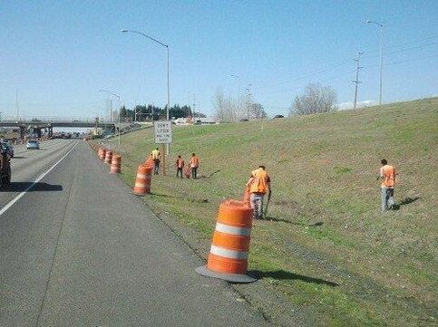 road cleanup crew