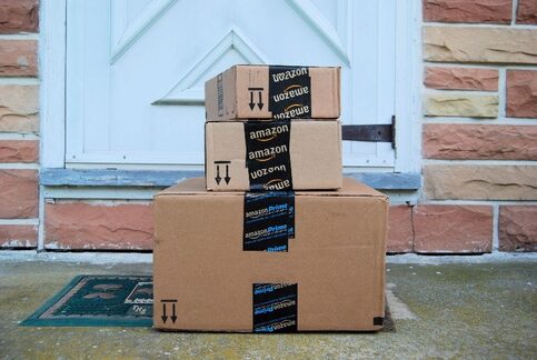 packages on a doorstep