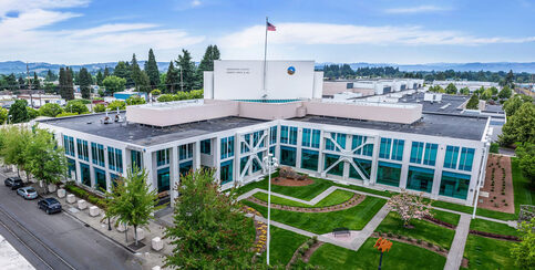Arial view of Washington County Jail building