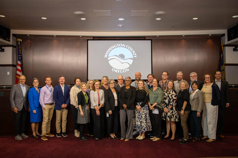 Commissioners and County planners gather for Community Planning Month proclamation