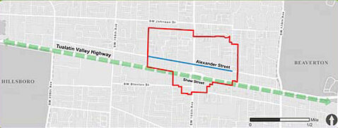 Aloha Tomorrow Town Center and TV Highway Corridor