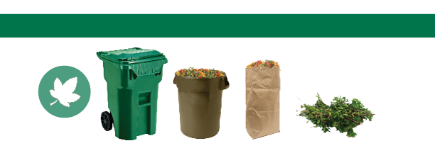 Yard waste roll cart, container