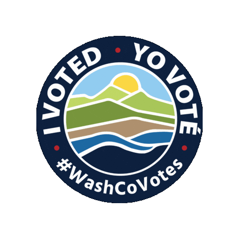 I Voted Animated Sticker 2