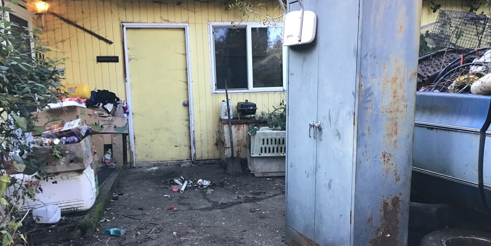 Cleaned up property that still has some junk on it