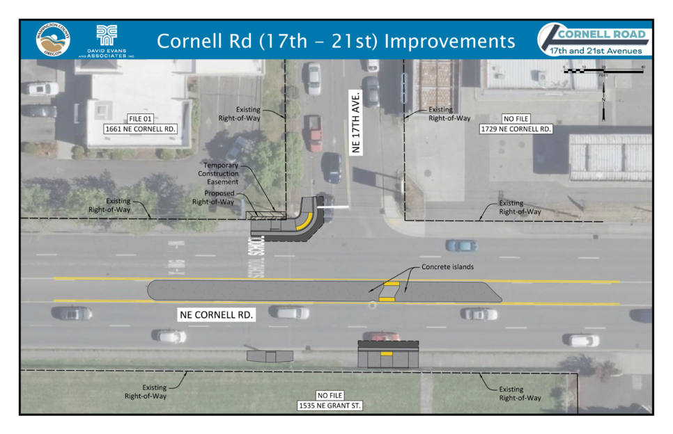 Cornell Road Open House - 17th Ave Map
