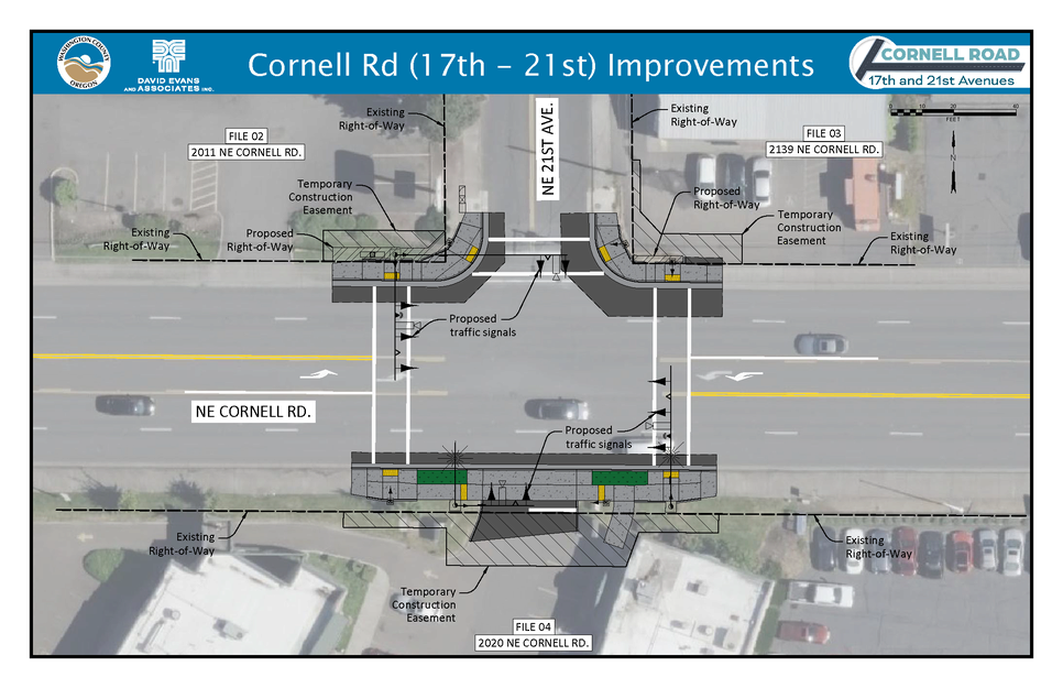 Cornell Road Open House - 21st Ave Map